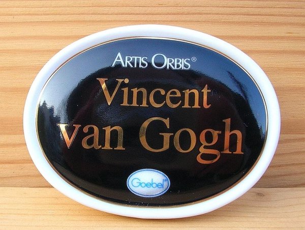Vincent van Gogh Goebel Porzellan Aufsteller 8,5 x 6 cm