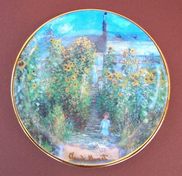 Claude Monet Le jardin de l´artiste Goebel Miniteller 9,5 cm